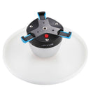 Remote Control 1/4inch Tripod Head Selfie-timer Mount & Round Tray Holder Products Panoramic Photography Accessory Kit 360 Degree Blue
