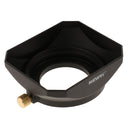 37mm Lens Hood Square for Nikon Canon Sony Panasonic Olympus Fujifilm Camera Lenses Accessory Kit Screw Mount