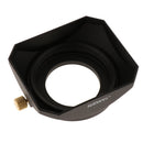 37mm Lens Hood Square for Nikon Canon Sony Panasonic Olympus Fujifilm Camera Lenses Accessory Kit Screw Mount
