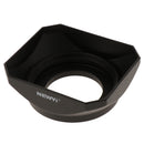 37mm Lens Hood Square for Nikon Canon Sony Panasonic Olympus Fujifilm Camera Lenses Accessory Kit Screw Mount