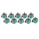 10 In 1 Analog Control Joystick 3D Rocker for Sony PS4 PS3 Xbox One Wii U Controller Thumbstick Replacement Green