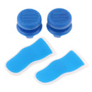 Silicone L2 R2 Triggers Extenders Button Replacement Part & Analog Control Thumbstick Grip Cap Cover for Sony PS4 PlayStation 4