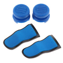 Blue Silicone L2 R2 Triggers Extenders Button Replacement Part & Analog Control Thumbstick Grip Cap Cover for Sony PS4 PlayStation 4