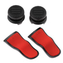 Silicone L2 R2 Triggers Extenders Button Replacement Part & Analog Control Thumbstick Grip Cap Cover for Sony PS4 PlayStation 4