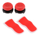 Silicone L2 R2 Triggers Extenders Button Replacement Part & Analog Control Thumbstick Grip Cap Cover for Sony PS4 PlayStation 4 Controller Red