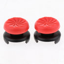 Silicone L2 R2 Triggers Extenders Button Replacement Part & Analog Control Thumbstick Grip Cap Cover for Sony PS4 PlayStation 4 Controller Red