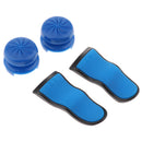 Silicone L2 R2 Triggers Extenders Button Replacement Part & Heightened Analog Control Thumbstick Grip Cap Cover for Sony PS4 PlayStation 4