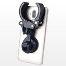 Cell Phone Telescope Adapter Holder Suction Cup Mount Spotting Scope Bracket Monocular Binoculars Microscope Support for iPad Tablet Computer