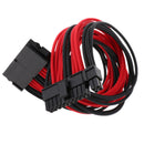 30cm ATX 24-Pin Male To Female PSU Motherboard Power Supply Extension Cable (Red+Black)