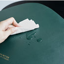 2Pcs/Set Kitchen Placemats Coasters Dining Table Bowl Cup Mats PU Leather Washable