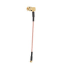 10cm RG316 MMCX-JW to SMA-J RF Right Angle Adapter RF Connector Extension Cable For FPV RC Drone