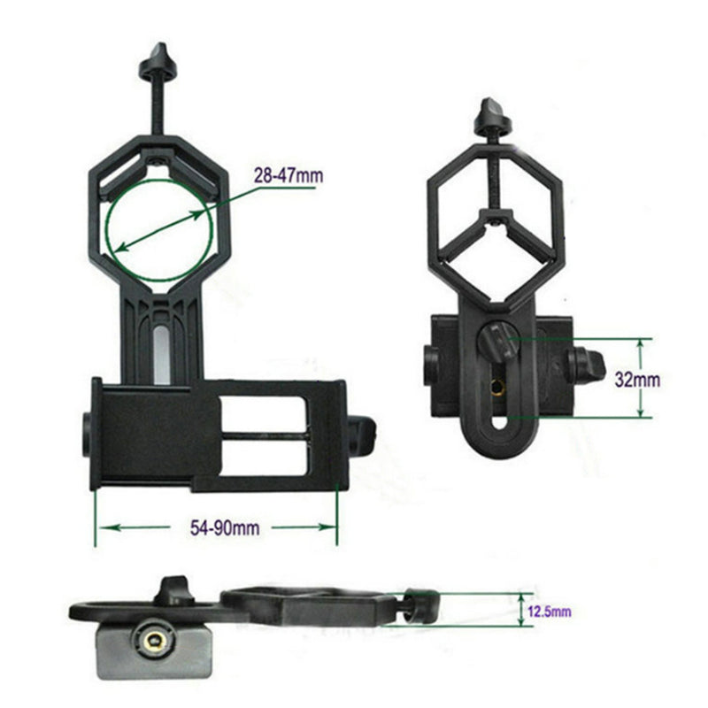 Universal Plastic Telescope Mobile Phone Adapter Bracket Binocular Accessory