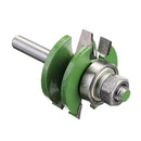 2Pcs 8mm Shank Tenon Router Bit Cabinet Door Panel Milling Woodworking Cutter