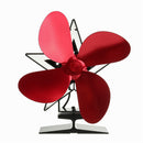 IPRee 7.8Inch 1100RPM Silent 4 Blade Stove Fan Fireplace Fan Fire Heat Powered Saving Fan