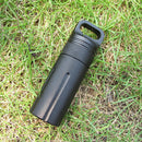 IPRee Outdoor CNC Waterproof Pill Storage Case EDC Seal Canister Survival Emergency Container