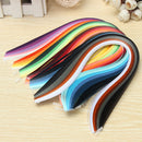 600 Strips 30 Colors Mixed Quilling Paper Art Origami Papercraft DIY Craft