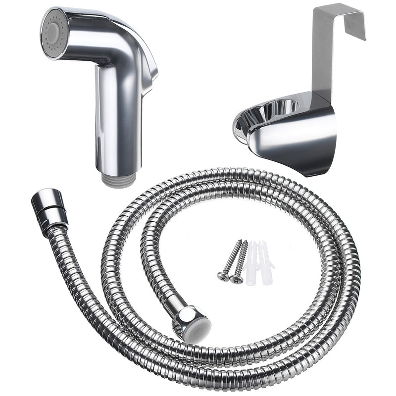 Toilet Cleaning Spray Nozzle With A Hose And Toilet Flushing Head Socket Partner