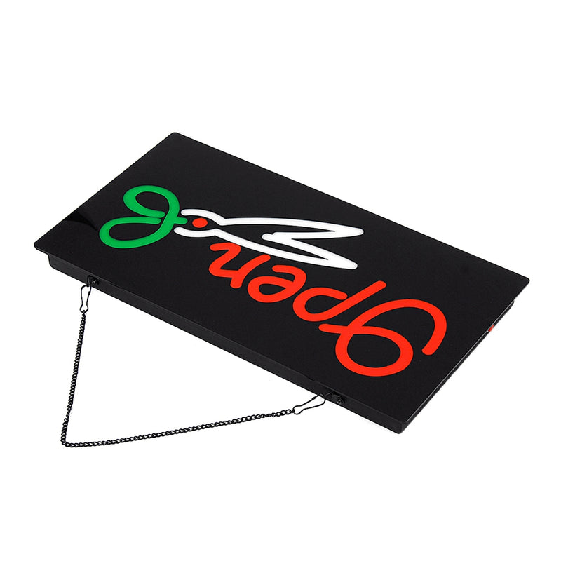 Open LED Resin Hanging Sign Board Pub Club Party Wall Display Light Bar Decor