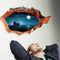 3D Ship Night Living Room Bedroom Animals Floor Home Background Wall Decor Creative Stickers
