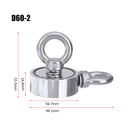 Strong Salvage Magnet Pot Fishing Magnet Deep Sea Magnetic Hook Neodymium Recovery Magnet Tool
