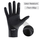 Touch Screen Gloves Fleece Lined Motorcycle Waterproof Guantes Moto Grey