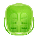 9" Deep Foot Spa Bath Massager Foot Tub Water Spa Plastic Bucket with Rolling Massage for Soaking