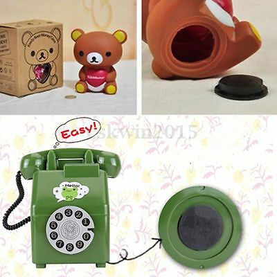 1x Saving Boxes Closure Money Box Piggy Bank Plug Cover Black OD:43mm ID:33mm Security Box
