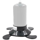 IPRee ABS Plastic 1 Pound Gas Tank Shaft Support Stove Base Camping Furnace Gas Bottle Shelf