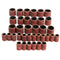 100pcs 60/120/320 Grit Drum Sanding Kit Fit Dremel Rotary Tools with 1/2 1/4 Inch Sanding Mandrels