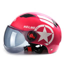 BYB Motorcycle Helmet Scooter Bike Open Face Half Baseball Cap Anti-UV Safety Hard Hat