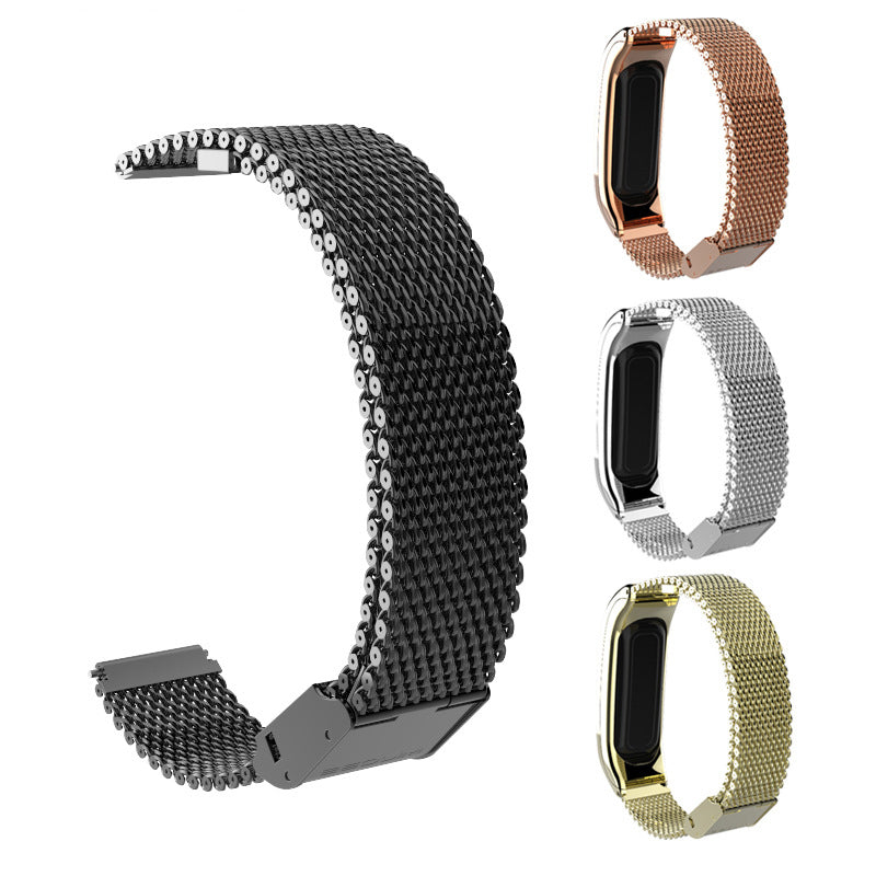 Mijobs Milan Metal Watch Band for Huawei Honor Band 4 Running Version