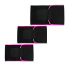 KALOAD Sports Fitness Body Shaping Waist Belt Elastic Pressure Straining Waist Support - Red