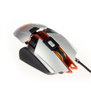 AJazz GTX 4000DPI USB Wired RGB Backlit Ergonomic Optical Gaming Mouse with Adjustable Wrist Pad