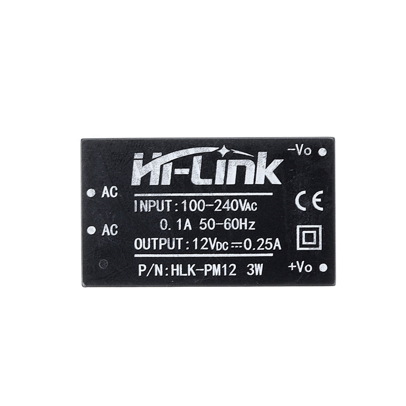 HLK-PM12 AC 110-240V to DC 12V AC-DC Isolated Switching Power Supply Module Power Step Down Buck Regulator