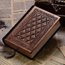 Large Thicken Diary Notebook Leather Vintage Embossed Cover Notepad Office School Stationery