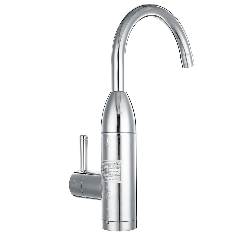 3000W Instant Electric Faucet Hot Water Fast Heater Under Inflow Bathroom Kitchen Heating Tap