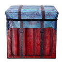 Footstool Sofa Ottoman Folding Footrest Seat Lounge Home Storage Baskets