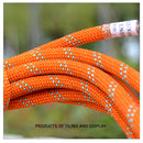 Xinda 12mm 1M Camping Static Rope Cord Rescue String For Caving Downhill Protection