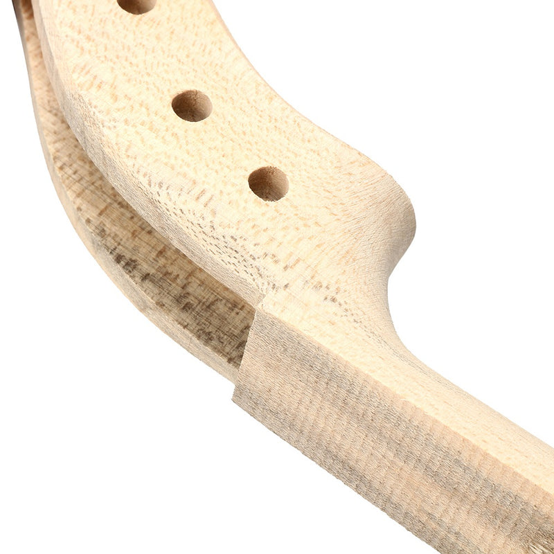 Hand Carved Maple Wood Violin Neck for 4/4 Full Size Violin Parts