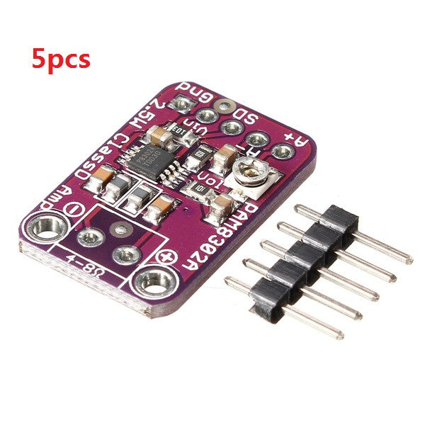 5pcs CJMCU-832 PAM8302 Single Channel Class D Audio Power Amplifier Development Board For