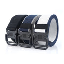 AWMN DB19 120cm Nylon Tactical Belt Punch Free Quick Release Buckle Adjustable Casual Canvas Belt