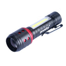 Skywolfeye E81 COB+XPE 4 Modes 300Lumens Zoomable Mini Portable LED Flashlight 14500/AA Battery Work Light