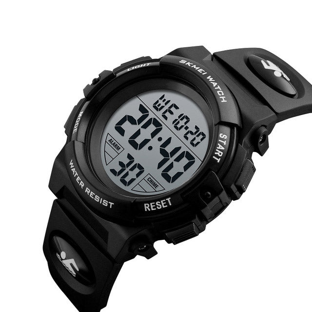 SKMEI 1266 Children Watch Outdoor Sport Fashion Multifunction Chronograph Waterproof Digital Watch
