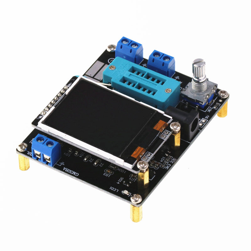 GM328A LCD Transistor Tester Diode ESR Meter PWM Square Wave Generator Soldered Module