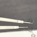 Honana Stainless Steel U or V Shape 2 Optional Size Stitching Groover Leather Craft Tool