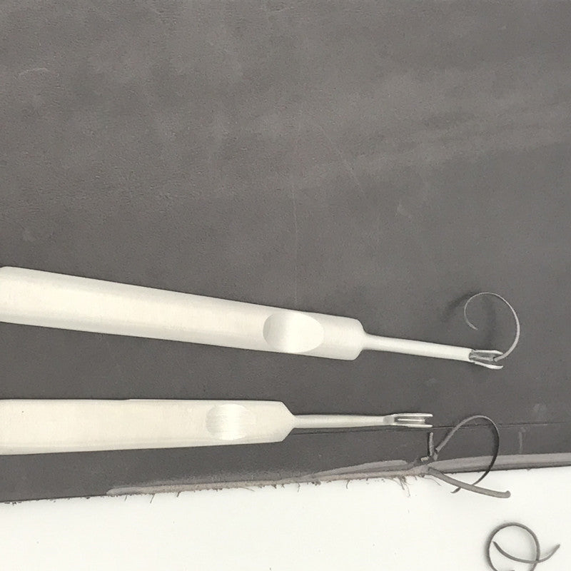 Honana Stainless Steel U or V Shape 2 Optional Size Stitching Groover Leather Craft Tool