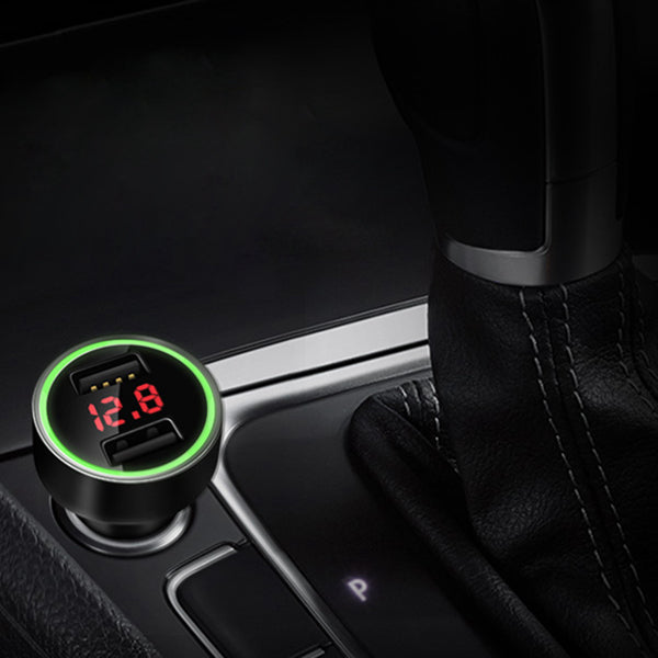 USMEI C7 3.6A Dual USB Car Charger With Breath Light For iPhone X 8 Plus S8 OnePlus 5 Redmi Note4