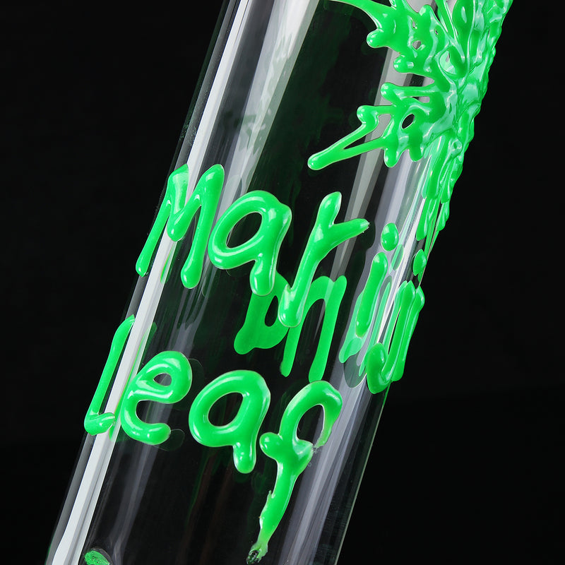 3 in 1 Glass Glass Joint Pipes Tool Set Glass Adapter 38cm Height