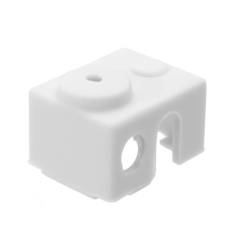 10pcs White Universal Hotend Block Insulation Sock Silicone Case For 3D Printer