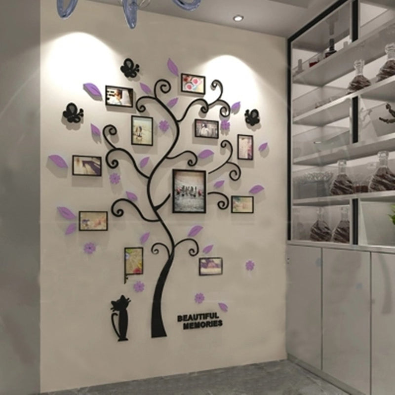 3D Photo Family Tree Wall Sticker Decal Sticker Mural DIY Home Baby Bedroom Decoration